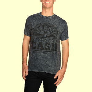 Johnny Cash Sun Record Mineral Wash country rock Official T-Shirt 2XL XXL NWT